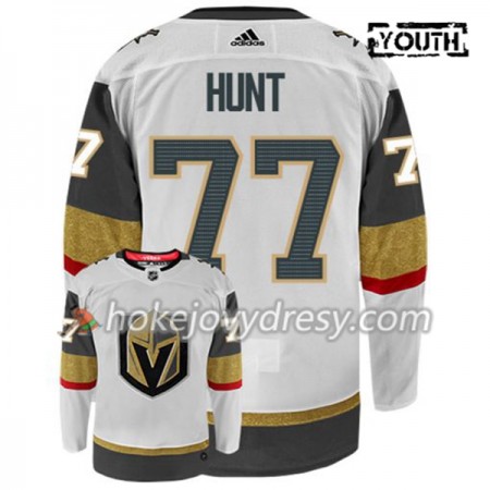 Dětské Hokejový Dres Vegas Golden Knights BRAD HUNT 77 Adidas Bílá Authentic